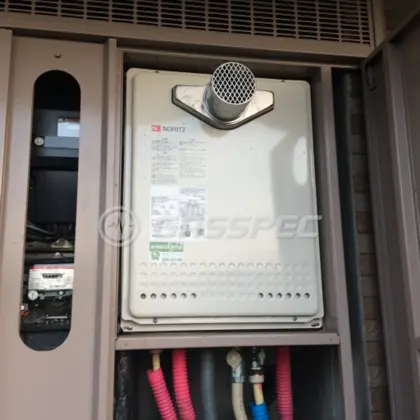 施工後の給湯器（ノーリツ GT-2460AWX-T BL）