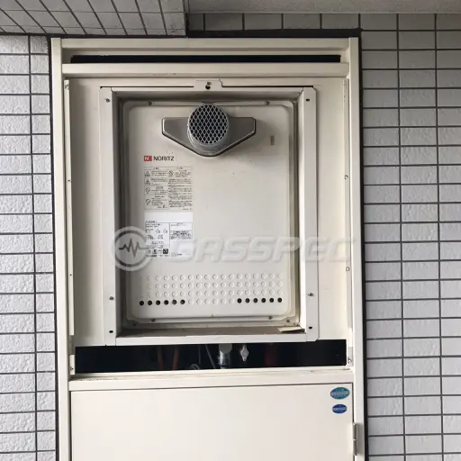 交換前の給湯器（ノーリツ GT-2428SAWX-T）
