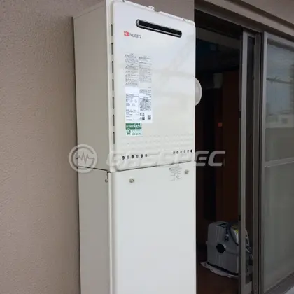 施工後の給湯器（ノーリツ GT-2460SAWX BL）