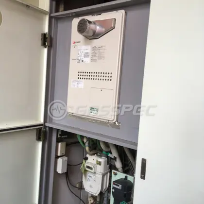 施工後の暖房熱源機（ノーリツ GTH-2444AWX3H-T-1 BL）
