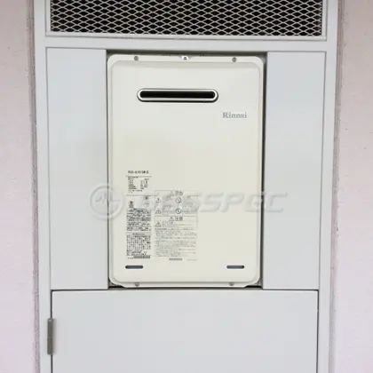 施工後の給湯器（リンナイ RUX-A1615W-E）