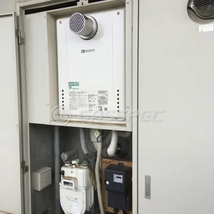 施工後の給湯器（ノーリツ GT-2060SAWX-T BL）