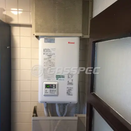 施工後の給湯器（リンナイ RUX-V1615SFFUA-E）