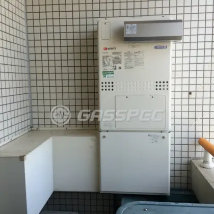 施工後の暖房熱源機（ノーリツ GTH-C2450AW3H-1 BL）