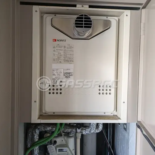 交換前の給湯器（ノーリツ GT-2427AWX-T-1）