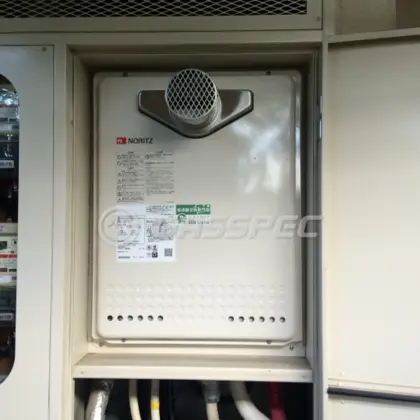 施工後の給湯器（ノーリツ GT-2460SAWX-T BL）