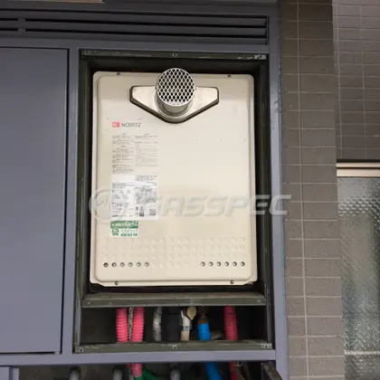 施工後の給湯器（ノーリツ GT-2460SAWX-T BL）
