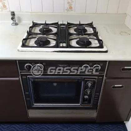 施工前のビルトインガスコンロ