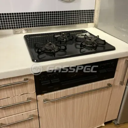 施工前のビルトインガスコンロ（PD-N34）