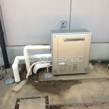 施工後の給湯器（ノーリツ GT-C2462SARX BL）
