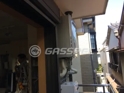 施工後の給湯器（リンナイ RUF-E2008SAW(A)）