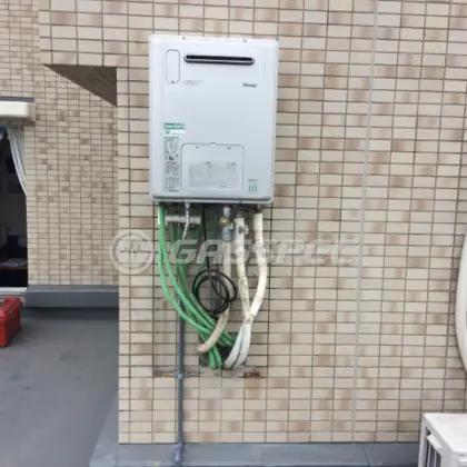 施工後の暖房熱源機（リンナイ RVD-E2405AW2-3(A)）