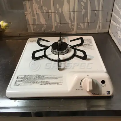 施工後のビルトインガスコンロ（パロマ PD-100H）
