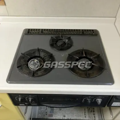 施工前のビルトインガスコンロ（3C-GX）