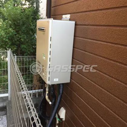 施工後の給湯器（ノーリツ GT-C2062SAWX BL）