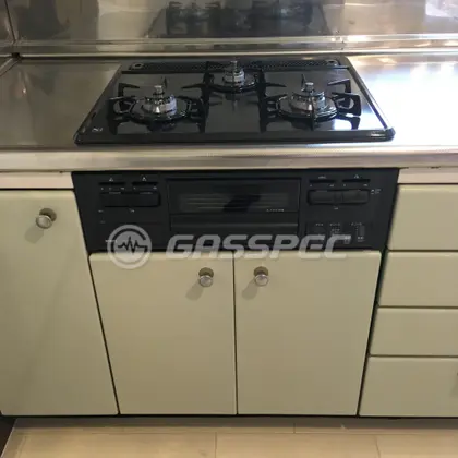 施工後のビルトインガスコンロ（ノーリツ N3GQ2RWTQ1）