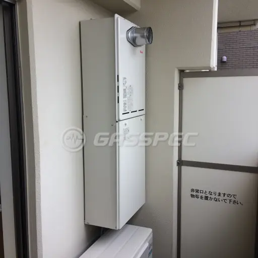 交換後の給湯器（リンナイ RUF-A1605SAT(A)）