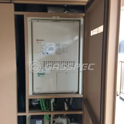 施工後の暖房熱源機（ノーリツ GTH-2444AWX3H-H-1 BL）
