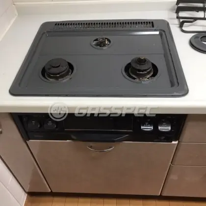 施工前のビルトインガスコンロ（PKD-351）