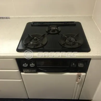 施工前のビルトインガスコンロ（BGA60-3PBHK）