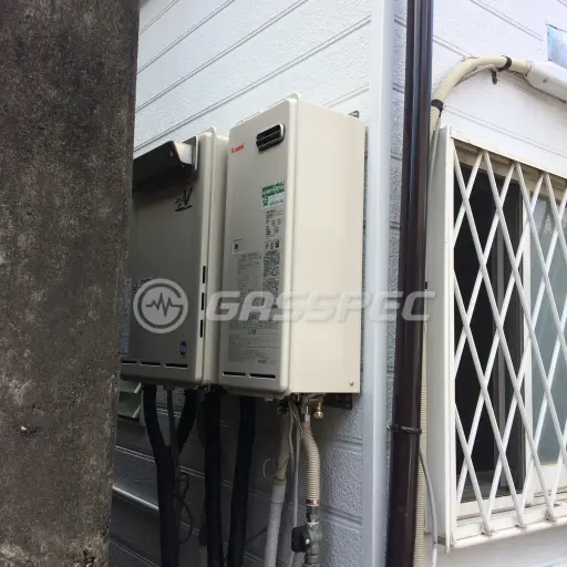 交換後の暖房熱源機（リンナイ RH-61W(A)）