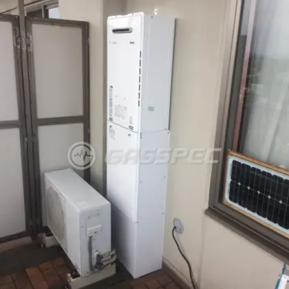 施工後の暖房熱源機（リンナイ RUFH-E2405AW2-3(A)【塩害対策塗装あり】）