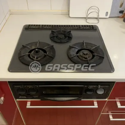 施工前のビルトインガスコンロ（RBG-31A7S）