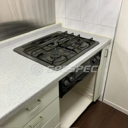 施工前のビルトインガスコンロ（PKD-351）