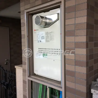施工後の暖房熱源機（ノーリツ GTH-2444AWX3H-T-1 BL）