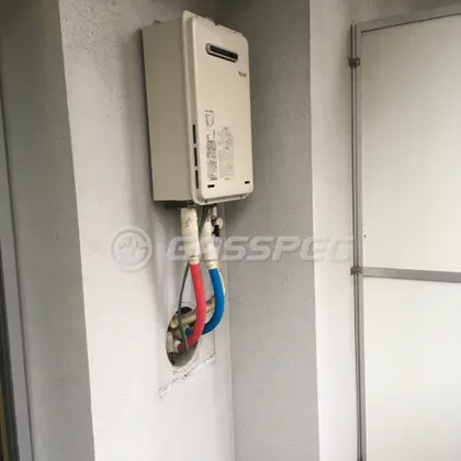 施工後の給湯器（リンナイ RUX-A1616W-E）