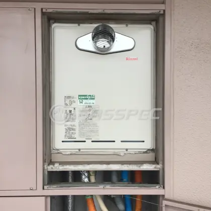 施工後の給湯器（リンナイ RUF-A2405SAT-L(A)）