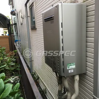 施工後の給湯器（ノーリツ GT-C2462SAWX BL）