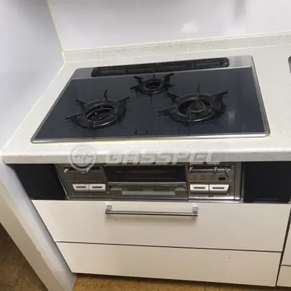施工前のビルトインガスコンロ（RBG-N71AW7GS）