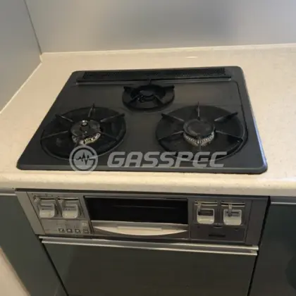 施工前のビルトインガスコンロ（DG3296DR）