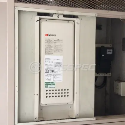 施工後の給湯器（ノーリツ GT-2053SAWX-H-2 BL）