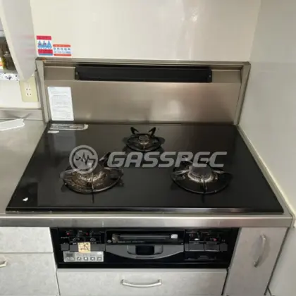施工前のビルトインガスコンロ（DW3293DTR）