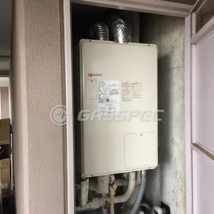 施工後の暖房熱源機（ノーリツ GTH-1644AWX-SFF-1 BL）