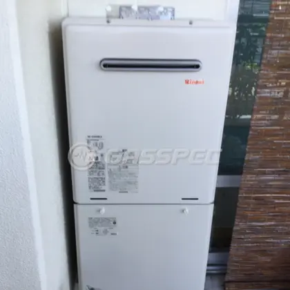 施工後の給湯器（リンナイ RUF-A2405SAW(A)）