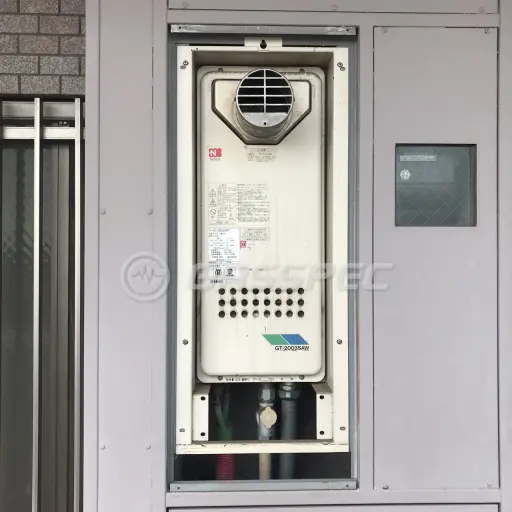 交換前の給湯器（ノーリツ GT-2003SAW-T）