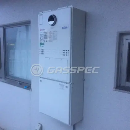 施工後の暖房熱源機（ノーリツ GTH-C2450SAW3H-1 BL）