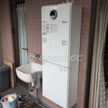 施工後の暖房熱源機（ノーリツ GTH-C2450AW3H-1 BL）