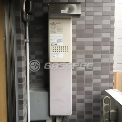 施工後の給湯器（ノーリツ GQ-1628WS BL）