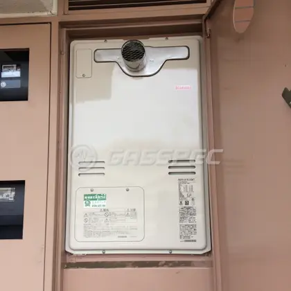 施工後の暖房熱源機（リンナイ RUFH-A1610SAT）