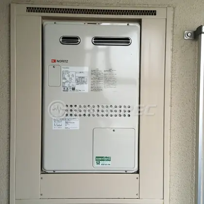 施工後の暖房熱源機（ノーリツ GTH-1644AWX-1 BL）
