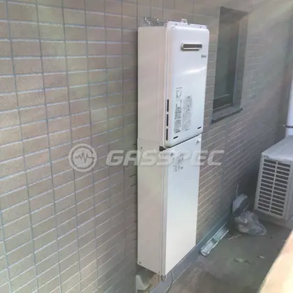 施工後の給湯器（リンナイ RUX-A1616W-E）