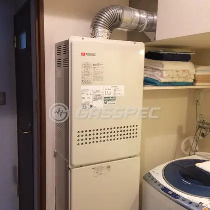 施工後の給湯器（ノーリツ GT-1651SAWX-FFA-2 BL）