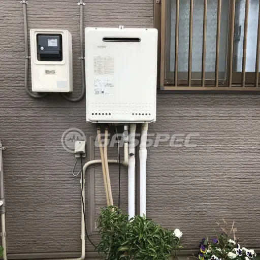 交換前の給湯器（ノーリツ GT-2428SAWX）