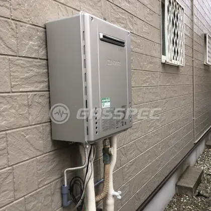 施工後の給湯器（ノーリツ GT-C2462SAWX BL）