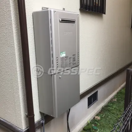 施工後の給湯器（ノーリツ GT-C2062AWX BL）