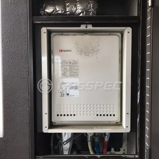 交換前の給湯器（ノーリツ GT-2428SAWX-H）